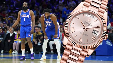 james harden mix rolex|James Harden Surprises Joel Embiid With a Rolex as .